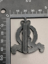 Load image into Gallery viewer, Genuine British Army Adjutant General's Corps Blackened Combat Cap Badge - The Militaria Shop