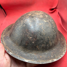 Load image into Gallery viewer, Original WW2 British Army Mk2 Brodie Helmet & Liner - South African Made - The Militaria Shop
