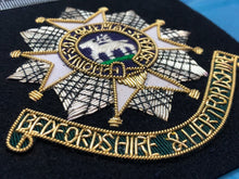 Load image into Gallery viewer, British Army Bullion Embroidered Blazer Badge - Bedfordshire & Hertfordshire - The Militaria Shop