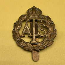 Load image into Gallery viewer, Original WW2 British Army Auxiliary Territorial Service Cap Badge - The Militaria Shop