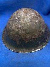 Load image into Gallery viewer, Original WW2 British Army / Canadian Army Mk3 Turtle Combat Helmet - The Militaria Shop