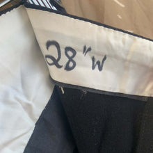 Load image into Gallery viewer, Genuine British Army Black Dress Trousers - 28" Waist - The Militaria Shop