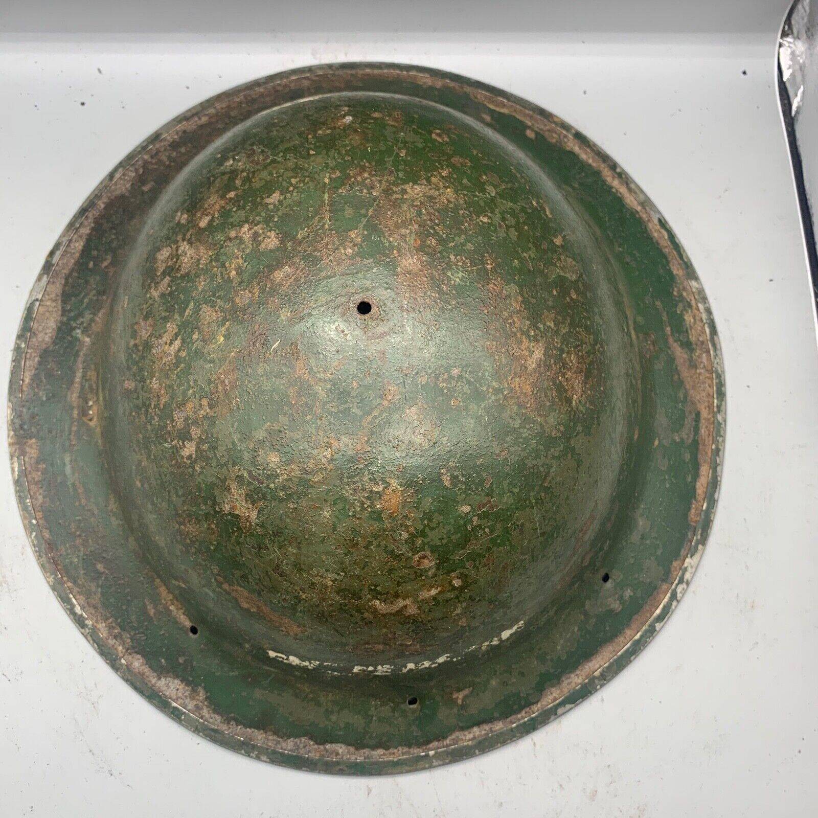 Original WW2 South African Army Mk2 Brodie Helmet - British Style Combat Helmet - The Militaria Shop