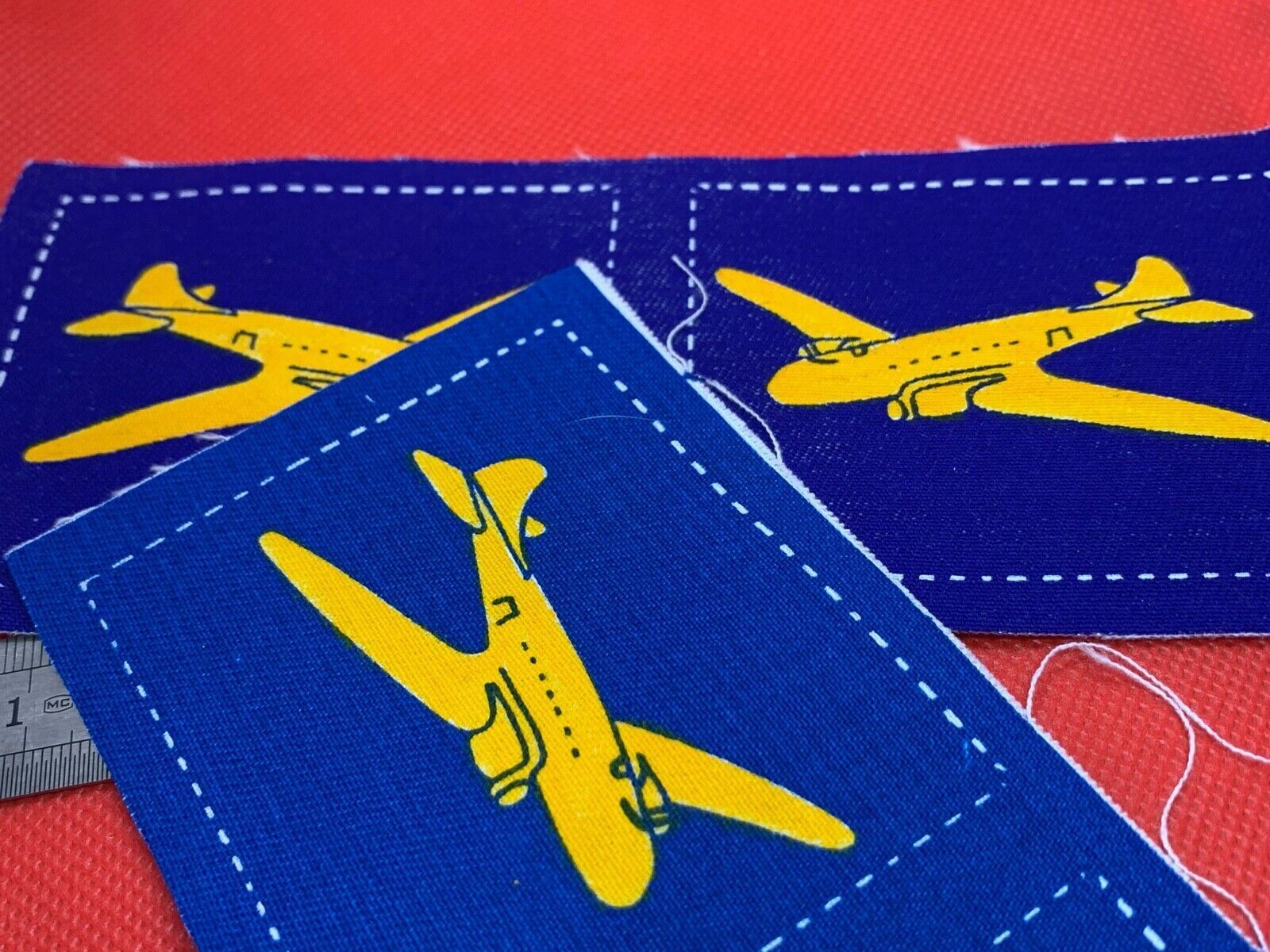Pair of WW2 Style Printed Air Despatch Shoulder Badges - Reproduction #1 - The Militaria Shop