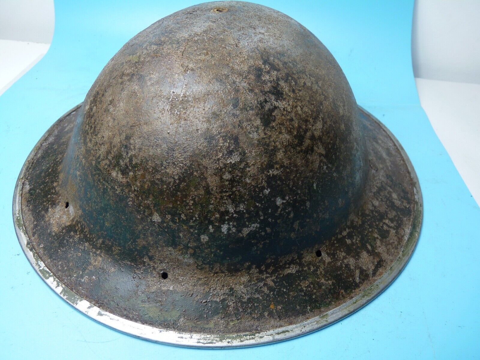 Original WW2 South African Army Mk2 Brodie Helmet - British Style Combat Helmet - The Militaria Shop