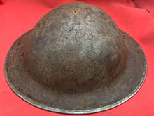 Load image into Gallery viewer, Original WW2 Combat Helmet - British / South African Army Mk2 Brodie Helmet - The Militaria Shop