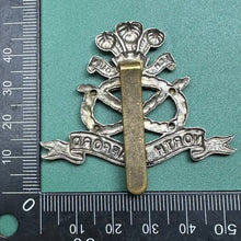 Load image into Gallery viewer, Original WW2 British Army North Stafford Regiment Cap Badge - The Militaria Shop