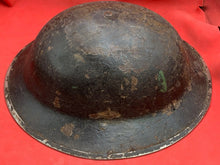 Load image into Gallery viewer, Original WW2 Combat Helmet - British / South African Army Mk2 Brodie Helmet - The Militaria Shop