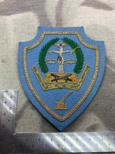 Charger l'image dans la galerie, Large Unknown Regimental / Military Bullion Blazer Badge - The Militaria Shop