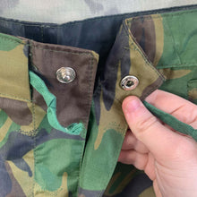 Load image into Gallery viewer, Genuine British Army DPM Camouflaged Rain Trousers Waterproof PVC - Size 70/80 - The Militaria Shop