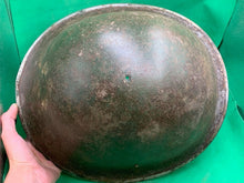 Load image into Gallery viewer, Original WW2 Canadian / British Army Mk3 Turtle Helmet - Div Sign - The Militaria Shop