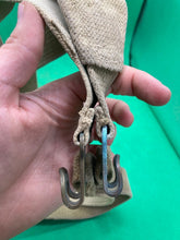 Load image into Gallery viewer, Original WW2 Pattern British Army L Straps Pair - 37 Pattern Webbing Haversack - The Militaria Shop