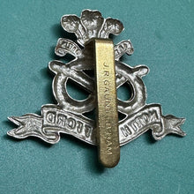 Load image into Gallery viewer, Original WW2 British Army North Stafford Regiment Cap Badge - The Militaria Shop
