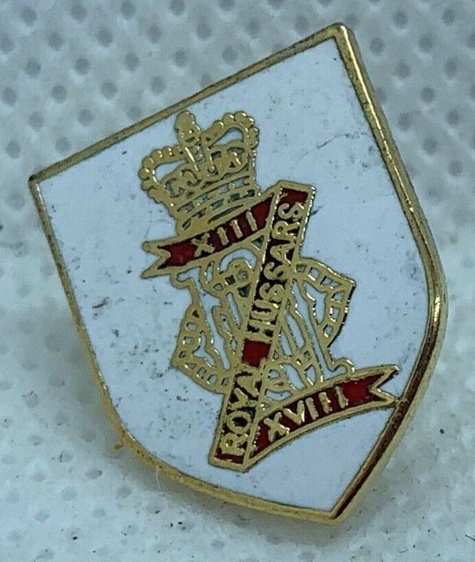 13th/18th Royal Hussars - NEW British Army Military Cap/Tie/Lapel Pin Badge #153 - The Militaria Shop