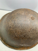 Load image into Gallery viewer, Geunine British / Canadian Army Mk3 WW2 Combat Helmet - Uncleaned Original - The Militaria Shop
