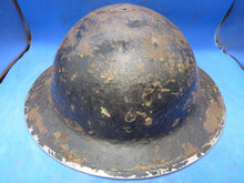 Load image into Gallery viewer, Original WW2 British Army Mk2 Army Combat Helmet - The Militaria Shop