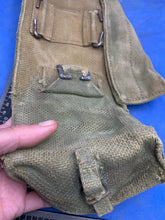 Load image into Gallery viewer, Original British Army 37 Pattern Bren Pouch - WW2 Pattern - The Militaria Shop