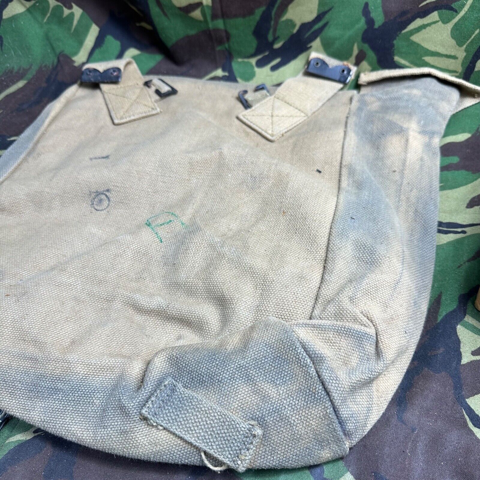 British Army / RAF 37 Pattern Large Pack - WW2 Pattern -Used Condition Original - The Militaria Shop