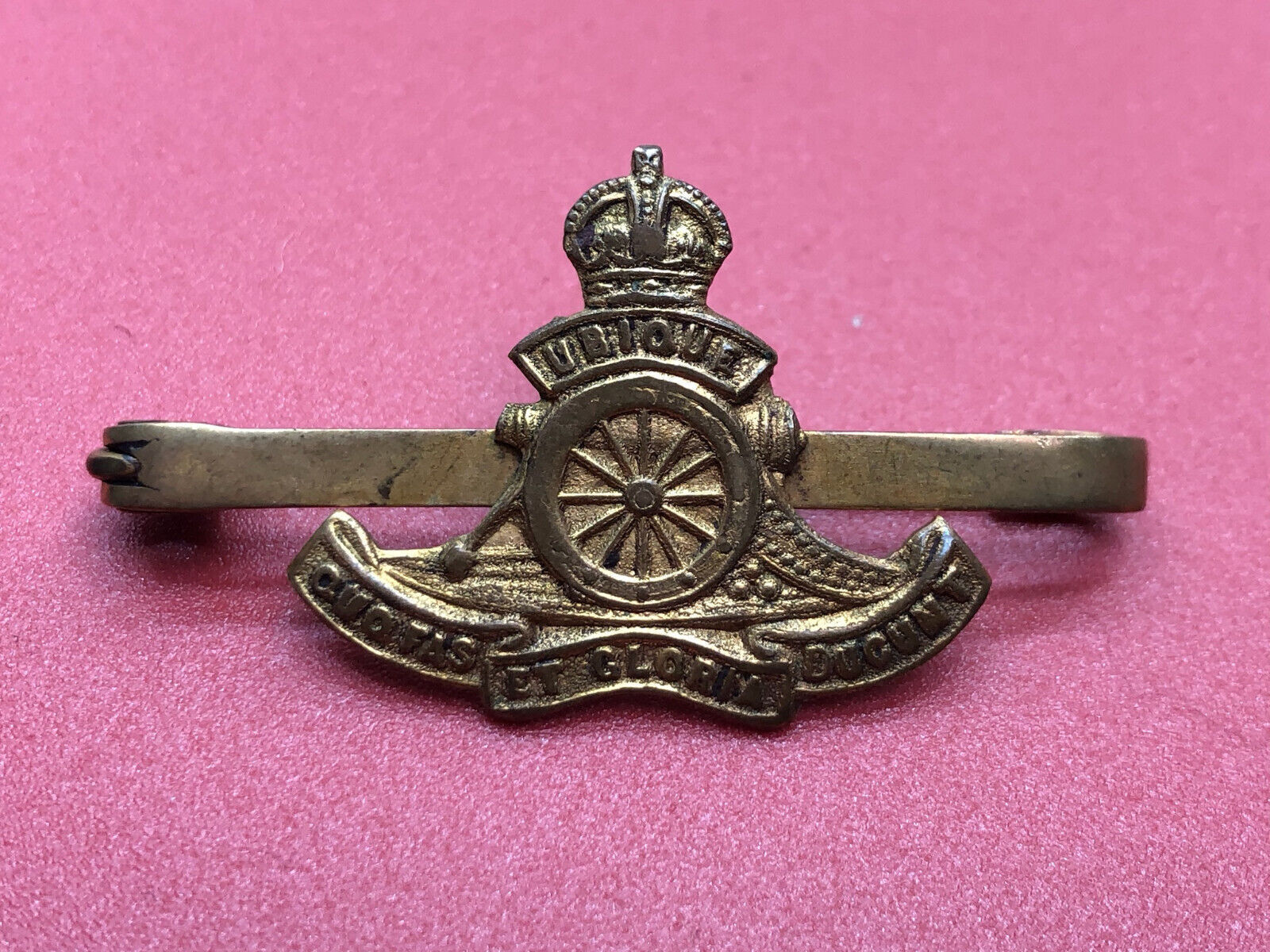 Original WW1 WW2 British Army Sweetheart Brooch Royal Artillery - Main Image