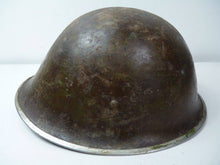 Load image into Gallery viewer, Original WW2 British / Canadian Army Mk3 High Rivet Turtle Army Combat Helmet - The Militaria Shop