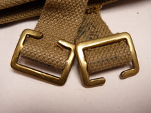 Load image into Gallery viewer, Original WW2 1944 Dated British Army 37 Pattern Water Bottle Carrier Harness - The Militaria Shop
