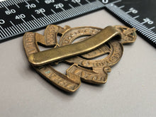 Load image into Gallery viewer, Original British Army WW2 RAOC Royal Army Ordnance Corps Cap Badge - The Militaria Shop