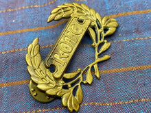 Charger l'image dans la galerie, Original WW1 US Army ROTC Officer's Cap Badge - The Militaria Shop