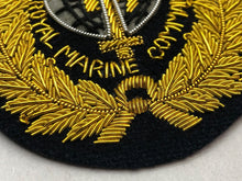 Charger l'image dans la galerie, British Army Bullion Embroidered Blazer Badge - Royal Marine Commando - The Militaria Shop