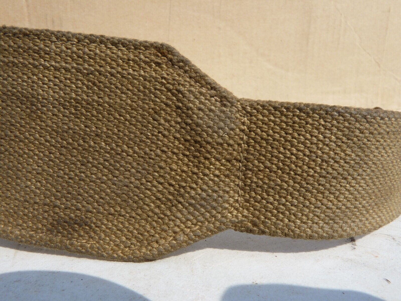 Original WW2 British Army 37 Pattern Yoke Utility Shoulder Strap - M.E.Co 1940 - The Militaria Shop