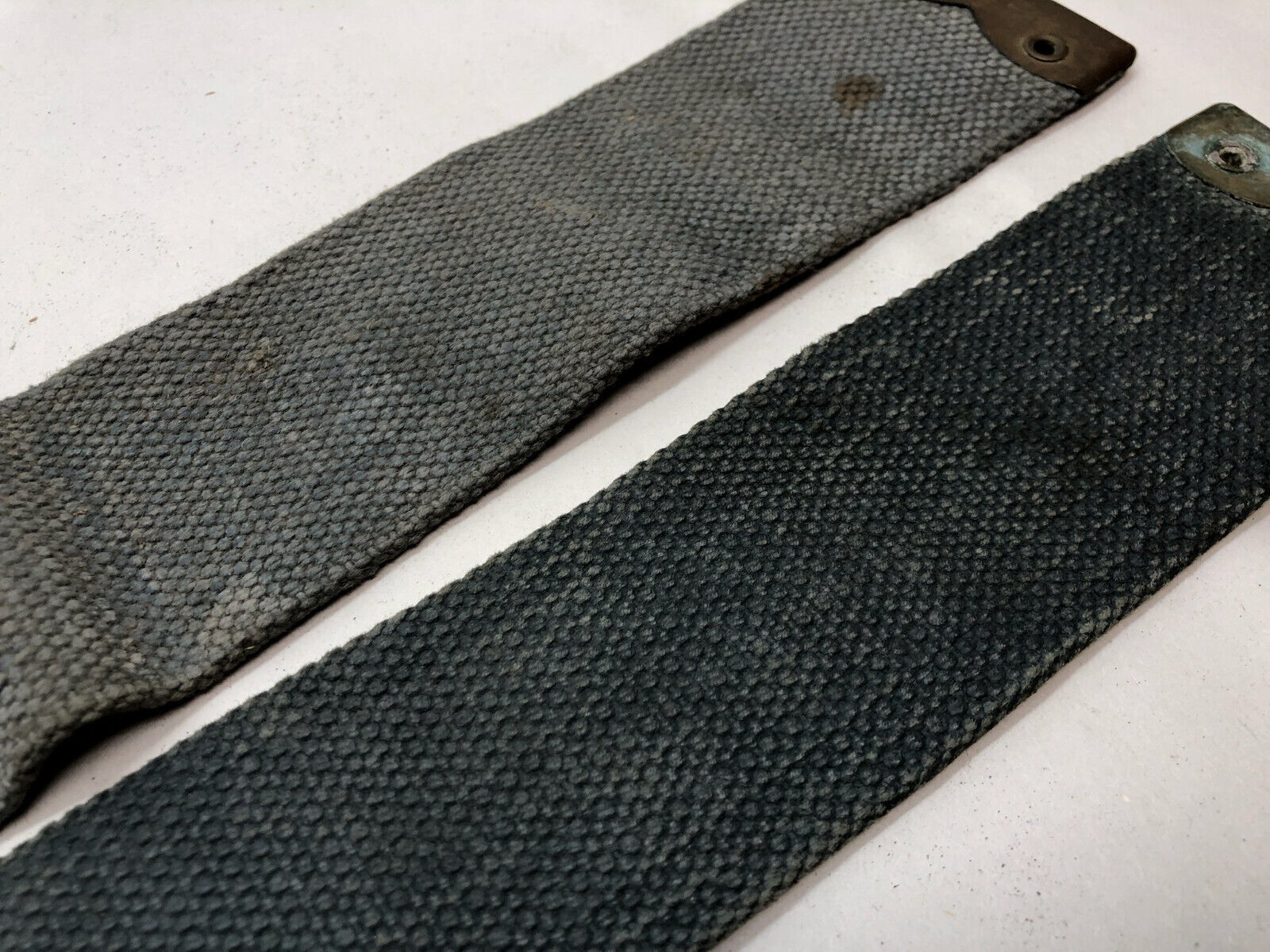 Original WW2 British Royal Air Force Blue 37 Pattern L Strap Set - The Militaria Shop