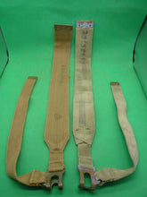 Load image into Gallery viewer, Original WW2 Pattern British Army L Straps Pair - 37 Pattern Webbing Haversack - The Militaria Shop