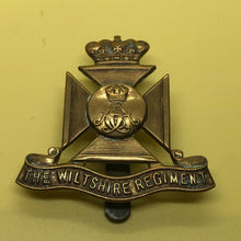 Load image into Gallery viewer, Original WW2 British Army Cap Badge - The Wiltshire Regiment - The Militaria Shop
