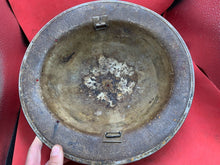 Load image into Gallery viewer, Original WW2 Combat Helmet - British / South African Army Mk2 Brodie Helmet - The Militaria Shop