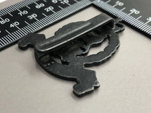 Load image into Gallery viewer, Genuine British Army Adjutant General's Corps Blackened Combat Cap Badge - The Militaria Shop