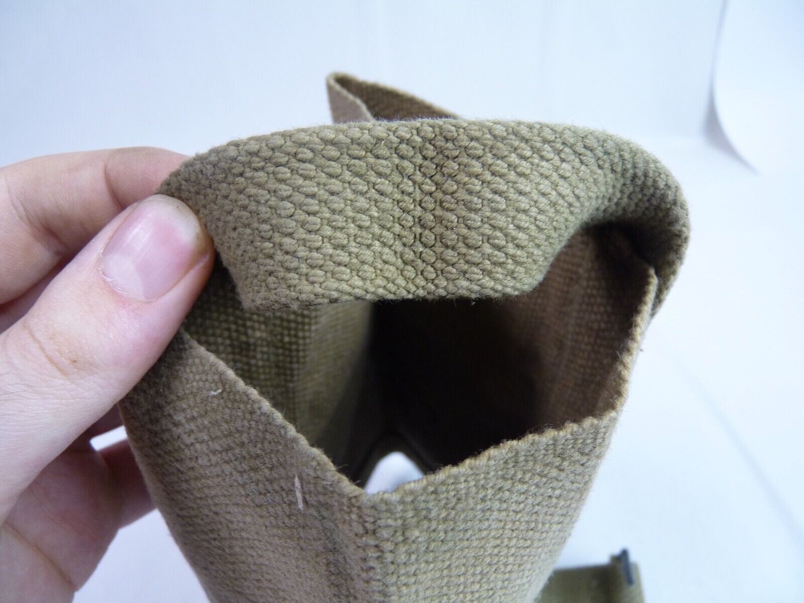 Original WW2 British Army Soldiers Water Bottle Carrier Harness - Dated 1945 - The Militaria Shop