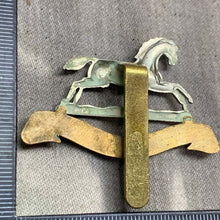 Load image into Gallery viewer, Original WW2 British Army Cap Badge - 3rd The King's Own Hussars - The Militaria Shop