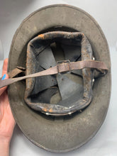 Load image into Gallery viewer, Original WW2 French Army M1926 Adrian Helmet - Divisional Markings - The Militaria Shop