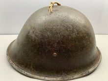Load image into Gallery viewer, Geunine British / Canadian Army Mk3 WW2 Combat Helmet - Uncleaned Original - The Militaria Shop