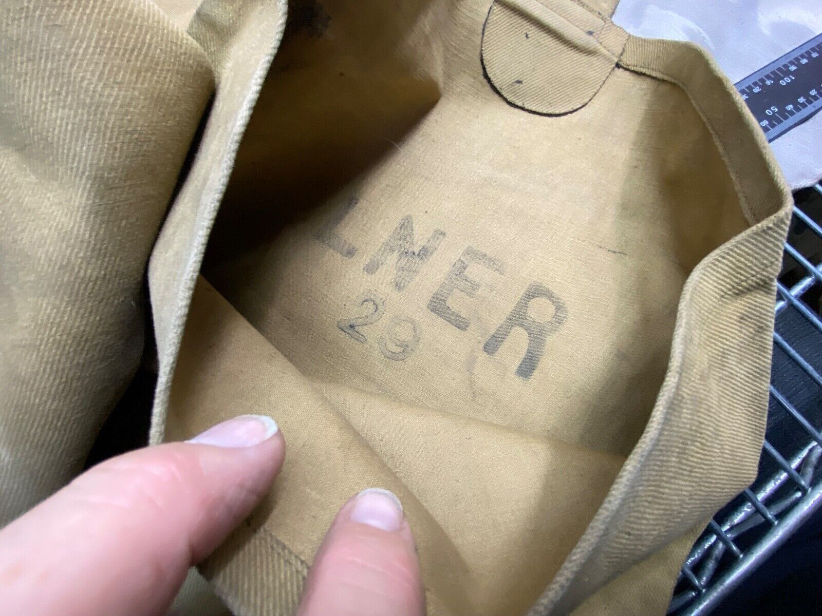 Original WW2 British Army / Railway LNER Marked Waterproof Leggings - The Militaria Shop