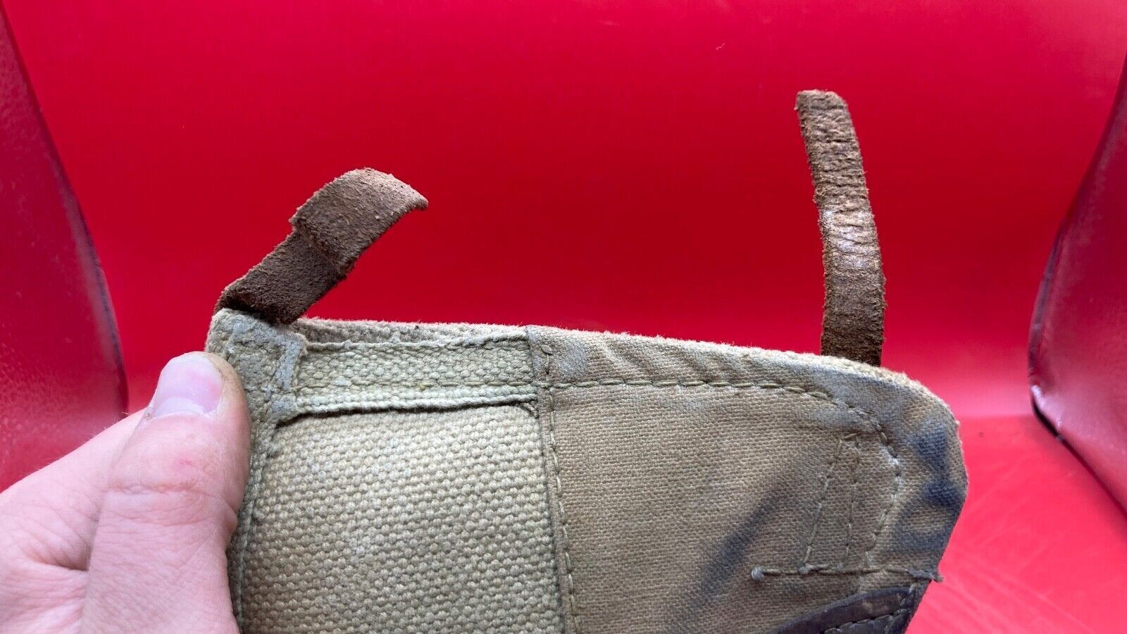 Original British Army Soldiers Gaiter Spat 37 Pattern Webbing (Single) - The Militaria Shop