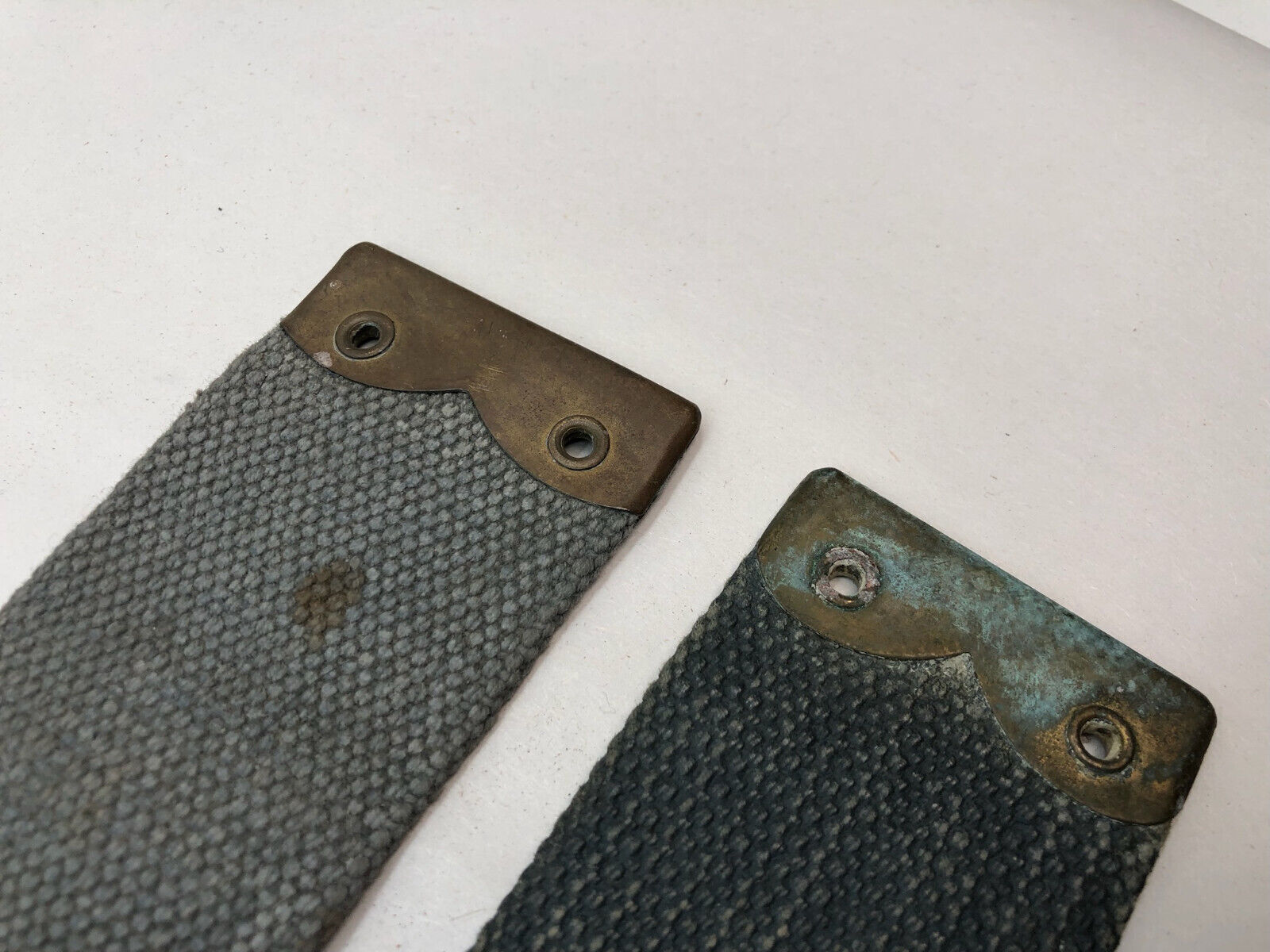 Original WW2 British Royal Air Force Blue 37 Pattern L Strap Set - The Militaria Shop