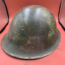 Charger l'image dans la galerie, Original British / Canadian Army WW2 Soldiers Military Combat Mk3 Turtle Helmet - The Militaria Shop