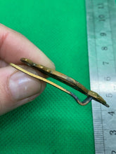 Load image into Gallery viewer, Genuine WW2 British Army Ordinance Corps Brass Cap Badge - Kings Crown - The Militaria Shop