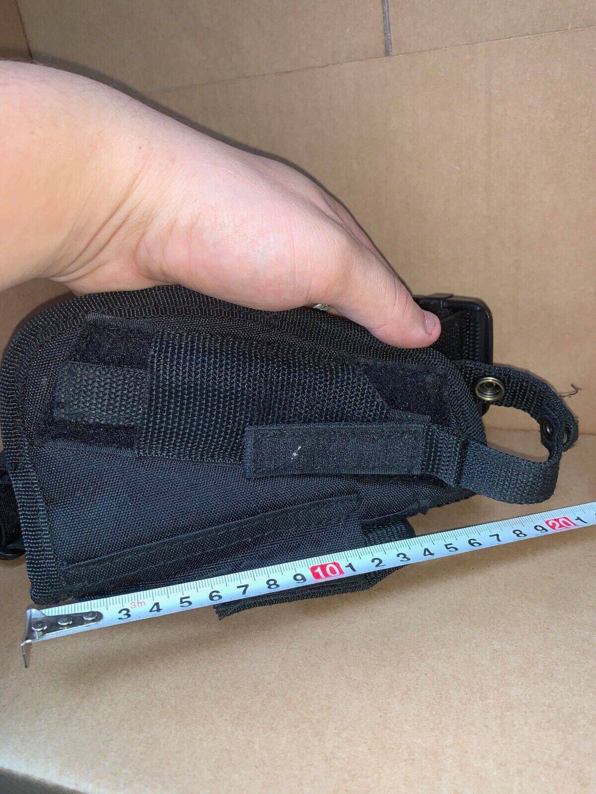 VIPER Holsters Leg Drop Pistol Holster - Ideal for Automatic - Black Fabric - The Militaria Shop