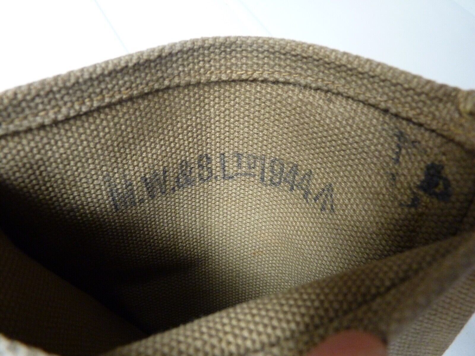 Original WW2 British Army Soldiers Water Bottle Carrier Harness - Dated 1944 - The Militaria Shop