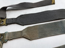 Load image into Gallery viewer, Original WW2 British Royal Air Force Blue 37 Pattern L Strap Set - The Militaria Shop