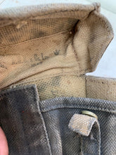 Load image into Gallery viewer, Original WW2 British Army 37 Pattern Webbing Bren Pouch - WW2 Dated - The Militaria Shop