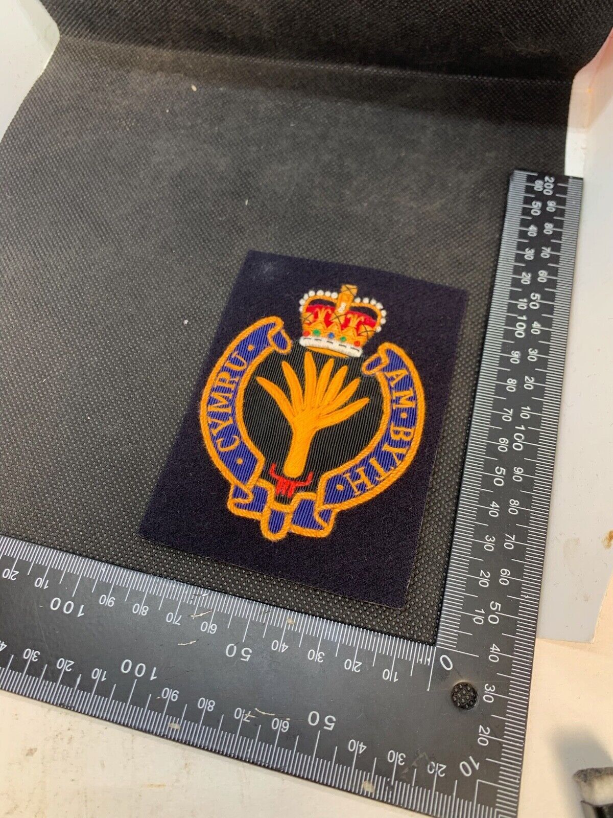 British Army Welsh Guards Regiment Embroidered Blazer Badge - The Militaria Shop