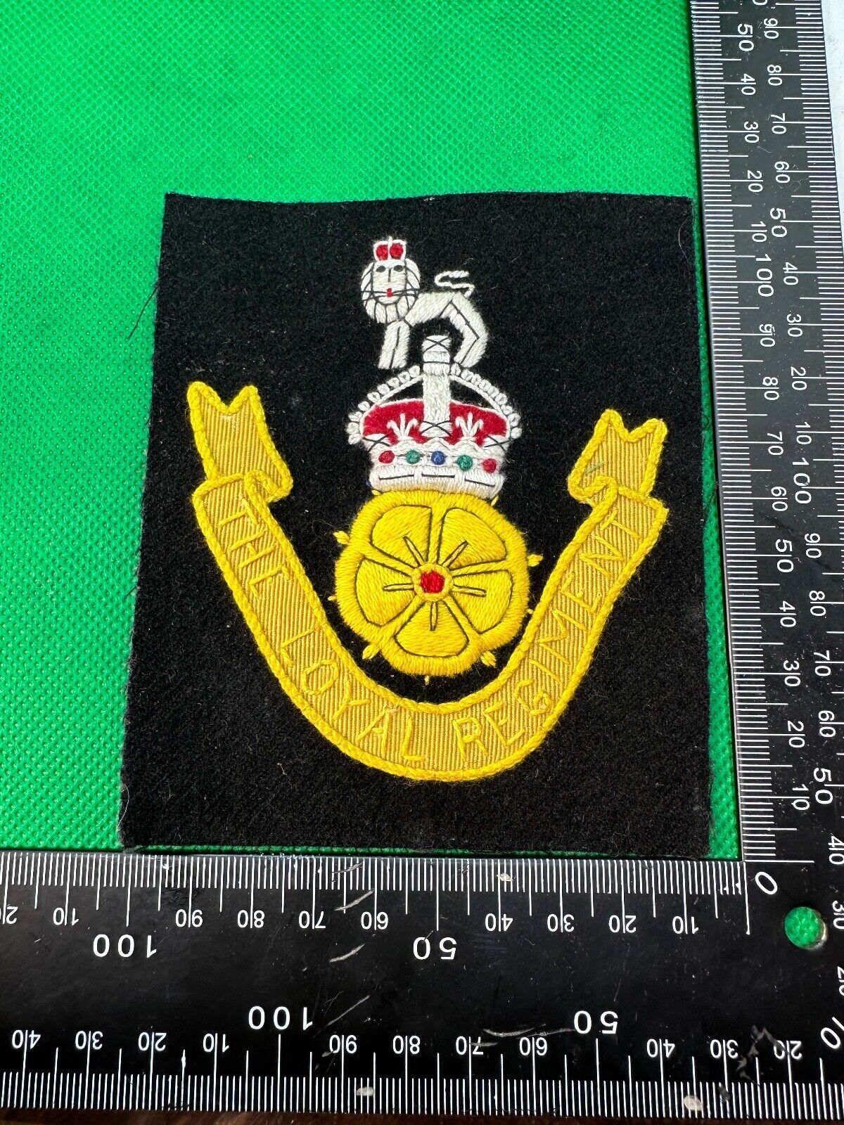 British Army The Royal Regiment Embroidered Blazer Badge - The Militaria Shop