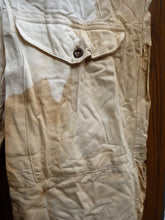 Charger l'image dans la galerie, Original WW2 British Army Winter White Uniform Over Trousers - The Militaria Shop
